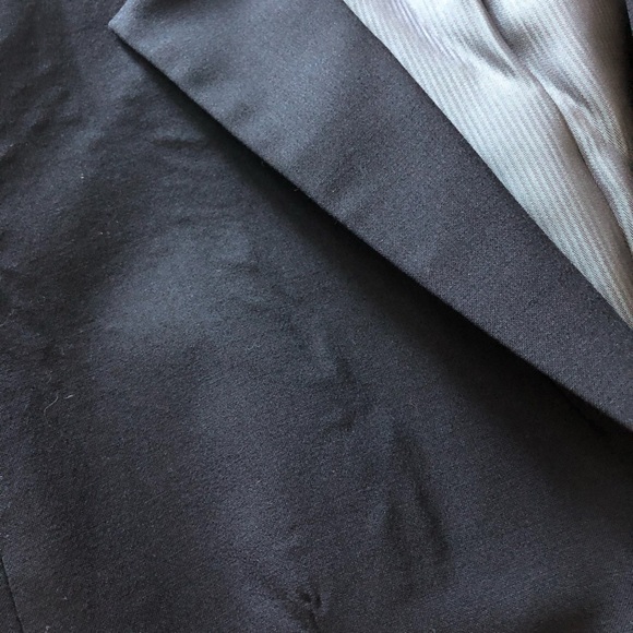 Banana Republic Classic Wool Blend Stretch Blazer in Black Size 4 - Picture 13 of 15